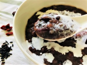 Coconut Milk Black Rice Porridge – Rice Bucket Recipes